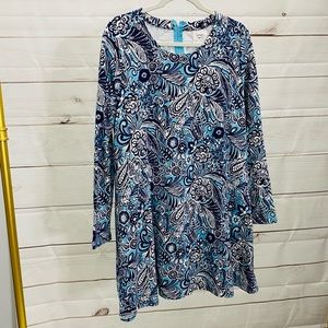 Fantastic Fawn floral long sleeve tunic/dress